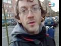 Anarchisten demonstreren tegen uitzendbureaus