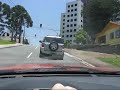 A quick car drive in Champagnat neighborhood - Curitiba/PR/Brazil Sunny day