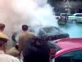 satya niketan car fire 13/8/08