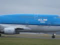 KLM 747-400 line up and take off RW 27 KLM 747-400 line up and take off RW 27