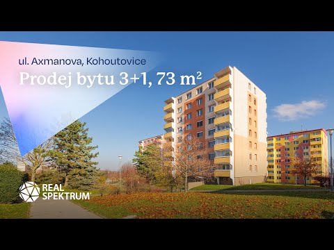 Video Prodej bytu 3+1 73 m², Brno - Kohoutovice