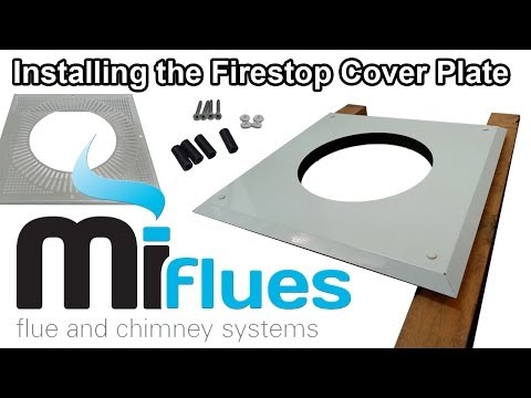 how to install b vent firestop