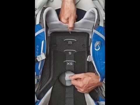 how to adjust osprey pack