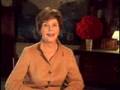 Laura Bush and the supermodels