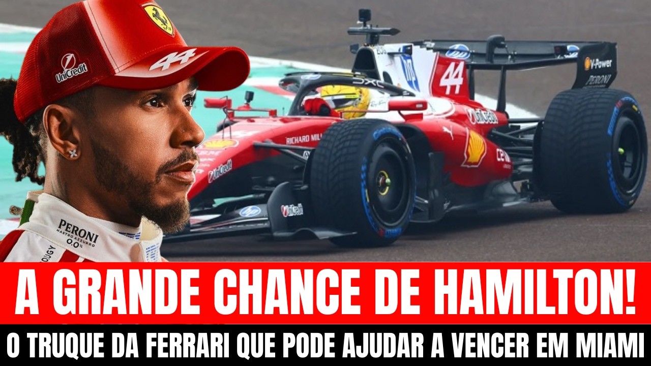 GP DE MIAMI: A VANTAGEM DE HAMILTON NA CHUVA E O TRUQUE DA FERRARI