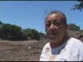 Puente provisional en el cantón Melara