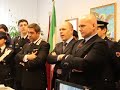 Operazione Slot Machine Conferenza stampa della Polizia di Stato di Viterbo e Roma unitamente ai Carabinieri di Viterbo