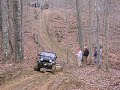 here is reginald making a very steep hill climb in his rig.  he had never had it off road before, and did a super job!