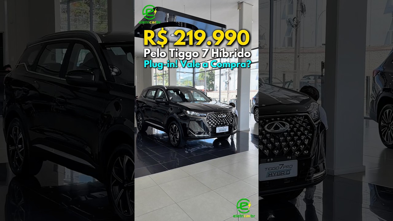 R$ 219.990 Pelo Tiggo 7 Híbrido Plug-In! Vale a Compra?⚡