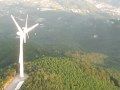 動画　2010.07.22　箒木山の風車の上を飛ぶ
