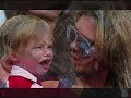 Victoria and Romeo Beckham