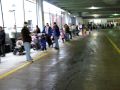Standing in Line for HINI Swine Flu Vaccine, Parkersburg, WV.