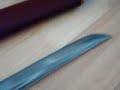 Hand-Made Bushido Katana-Deep Red Manele-Gratis.net