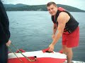 Lake George Speed Boat Tube pullin