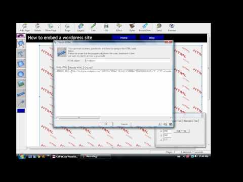 how to embed wordpress into website
