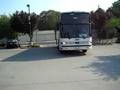 Arrival of a Yarts bus that arrived from Yosemite into MCD