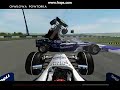 Formula 1 Hybryda 3 by Race - crash, wypadki