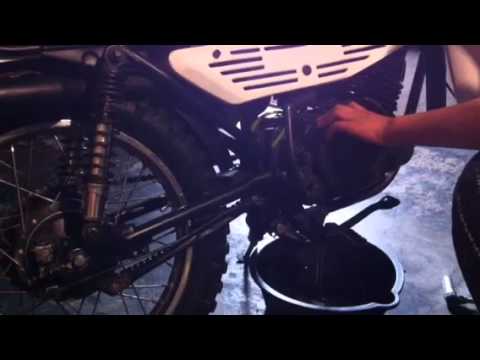 how to drain pw50 oil