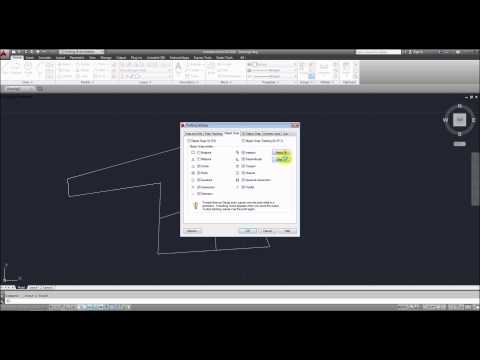 how to snap autocad