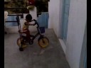 Prajwal driving bicycle