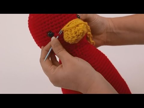 how to attach amigurumi pieces