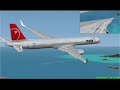 Flight Simulator- Northwest flight from St.Maarten- Detroit