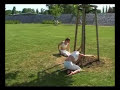 Tennis Nu Danse Sur L'herbe