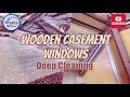 Wooden Windows Deep Cleaning