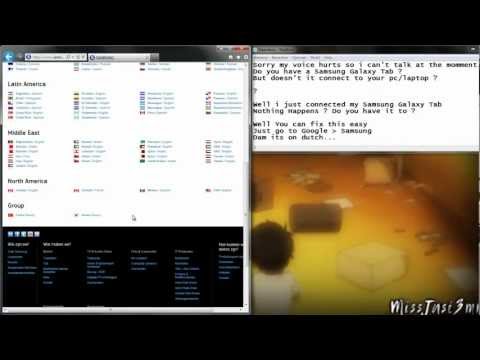 how to connect samsung galaxy discover to pc