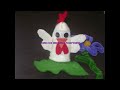 Como hacer  un titere de dedo en forma de gallo