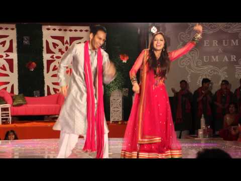 mehndi dance - Simrah, Samia, Aleeza, Madeeha, Taha, Faraaz, Iman and Aamir perform as the Bride's close family friends! Choreographed by Simrah, Taha, and Aamir.