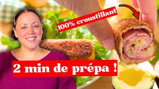 Croque Monsieur Roulé Croustillant – La Recette que tout le monde adore !