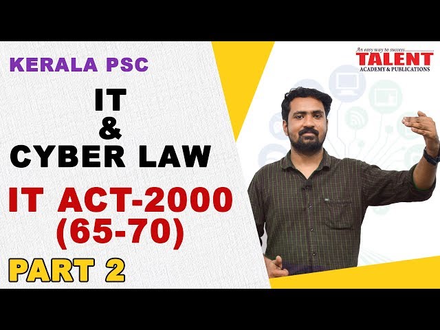IT & Cyber Law for University Assistant | Important Acts Only Part -2 | Talent Academy