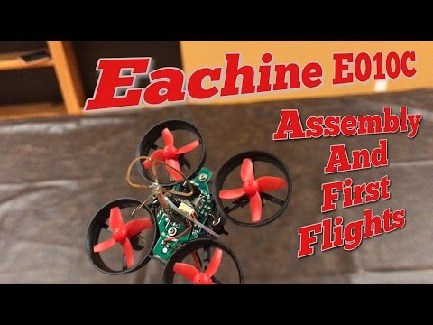 Eachine E010C Review, Assembly and First Flight Best First FPV Drone - Banggood