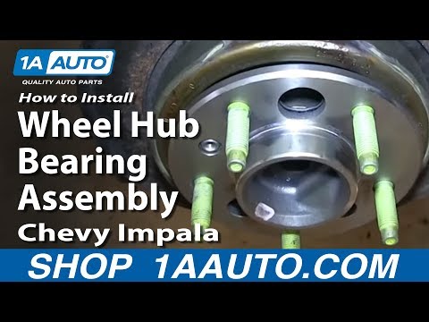How To Install Replace Bad Rear Wheel Hub Bearing Assembly 2006-12 Chevy Impala