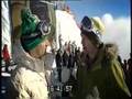 dan wakeham on the bbc ski sunday at the europian open