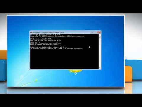 how to perform chkdsk cmd