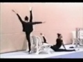 rhytmic gymnasts at the training..
