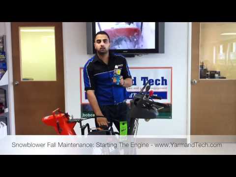 how to drain snowblower gas tank