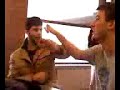 this was me and a good buddy of mine. he was a foreign exchange student from germany. a very close friend. this was me and him arguing at the lunch table last year. (2007) i was trying to speak german and he was trying to speak arabic, thinking that's the language all of us middle-east people. lol enjoy
