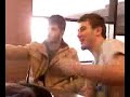 this was me and a good buddy of mine. he was a foreign exchange student from germany. a very close friend. this was me and him arguing at the lunch table last year. (2007) i was trying to speak german and he was trying to speak arabic, thinking that's the language all of us middle-east people. lol enjoy