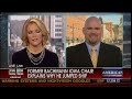 Kent Sorenson on FOX News discussing his switch from Bachmann to Paul