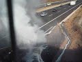 VAB vigilanza antincendi boschivi - incendio autocarro  -