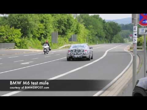 2012 BMW M6 test mule (first video ever)