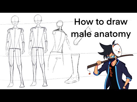video-linktoworks-[TUTORIAL] How to draw bodies for anime. (Male anatomy ...