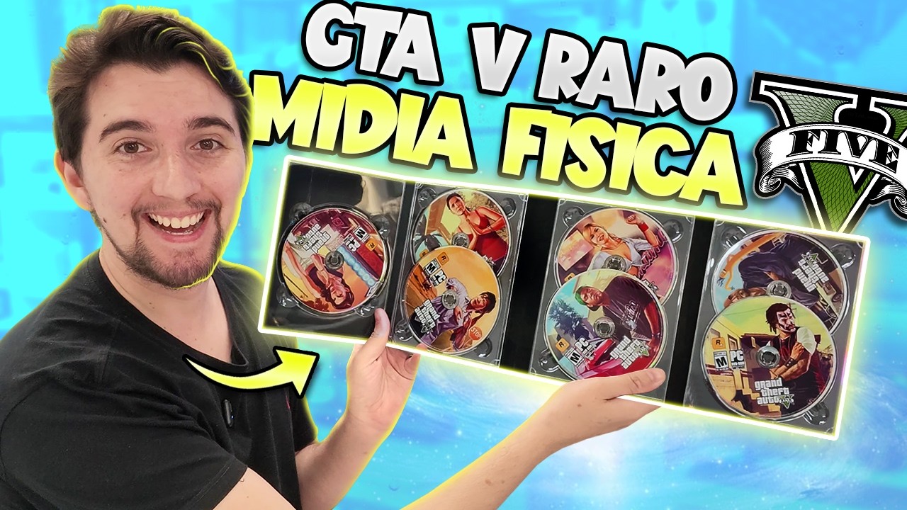O GTA V de PC em MÍDIA FÍSICA é uma raridade!