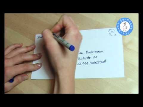 briefumschlag richtig beschriften}