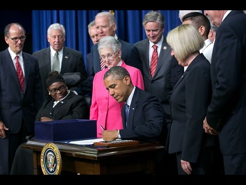 The President Signs the Workforce Innovation and Opportunity Act