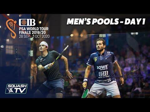 Squash: CIB PSA World Tour Finals 2019/20 - Men's Pools Day 1 Roundup