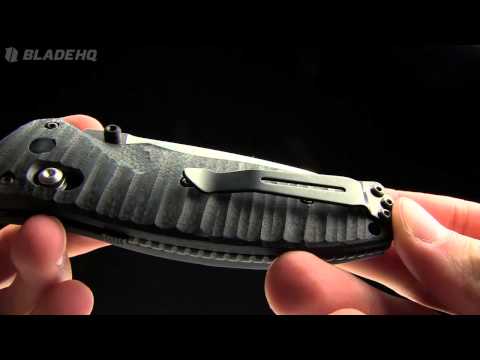 Benchmade Volli Knife Axis Spring Assisted (3.26" Satin Plain) 1000001